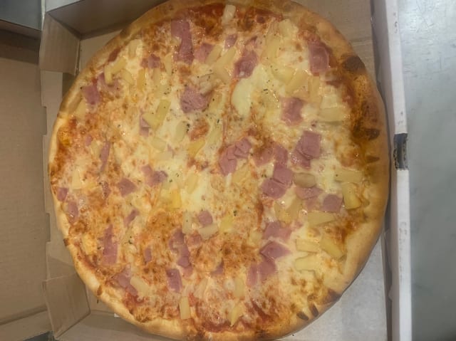 Hawaiian Gourmet Pizza.