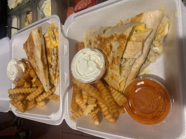 Grilled Chicken Quesadilla.