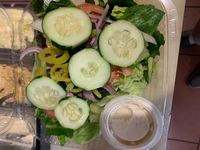 Large Dinner Salad.