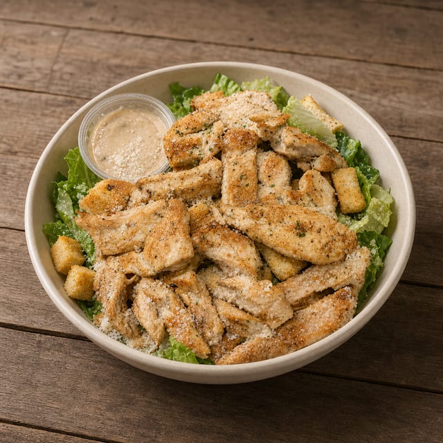 Grilled Chicken Caesar Salad.