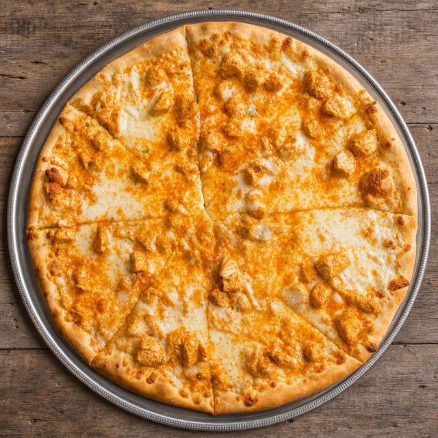 Chicken Buffalo Gourmet Pizza.
