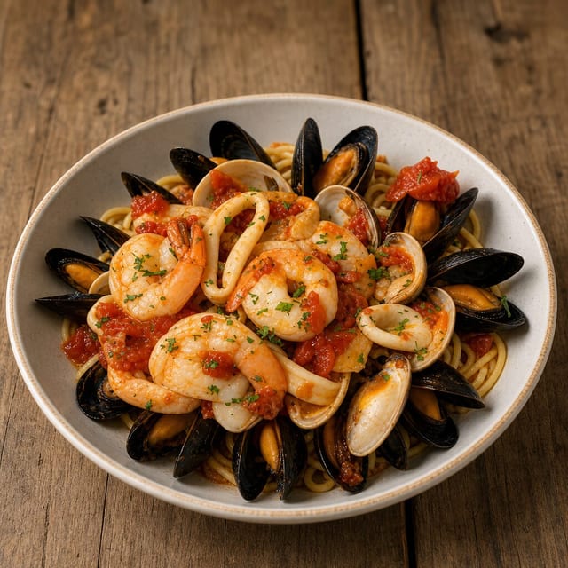 Seafood Combination Lunch.