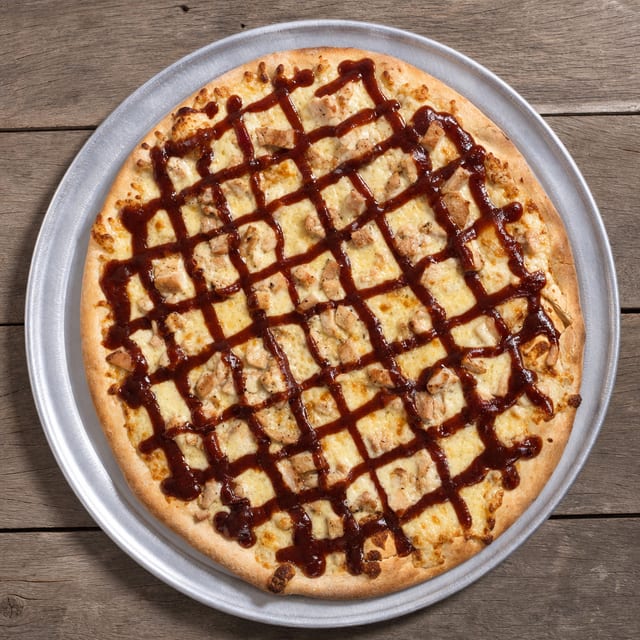 Chicken BBQ Gourmet Pizza.