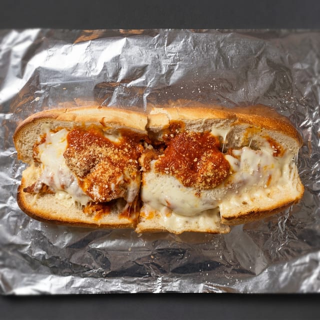 Chicken Parmigiana Sandwich.