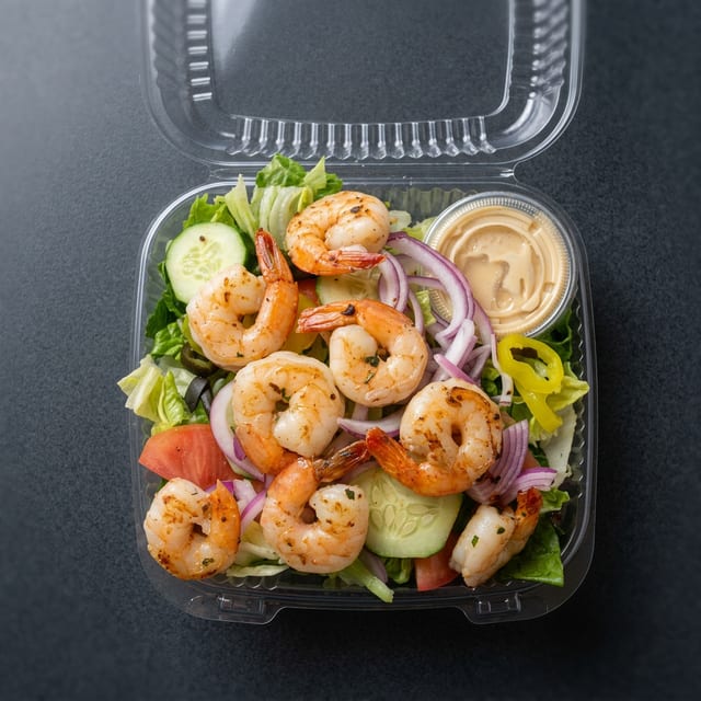 Grilled Shrimp Salad.