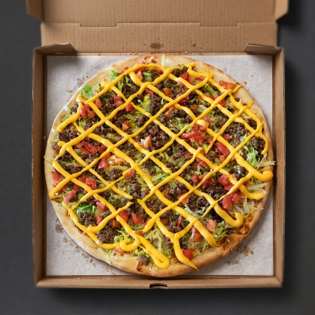 Taco Gourmet Pizza.