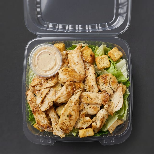 Grilled Chicken Caesar Salad.