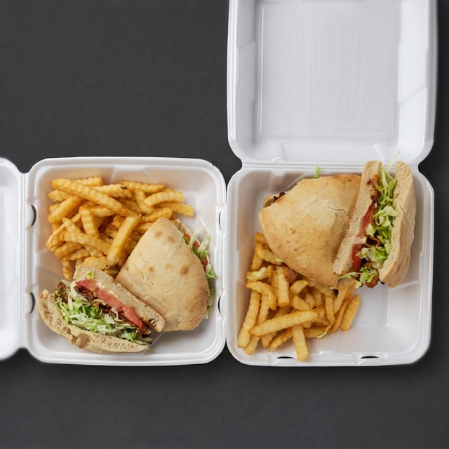 BLT Focaccia Sandwich.